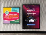 Digitale reclameschermen (DOOH) in een station