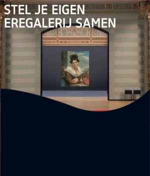 Banner van het Rijksmuseum: stel je eigen eregalerij samen